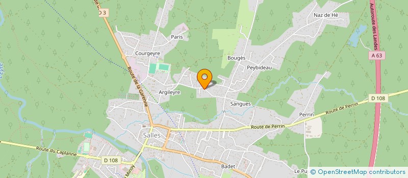 localisation de l'entreprise MATHESJO  SALLES