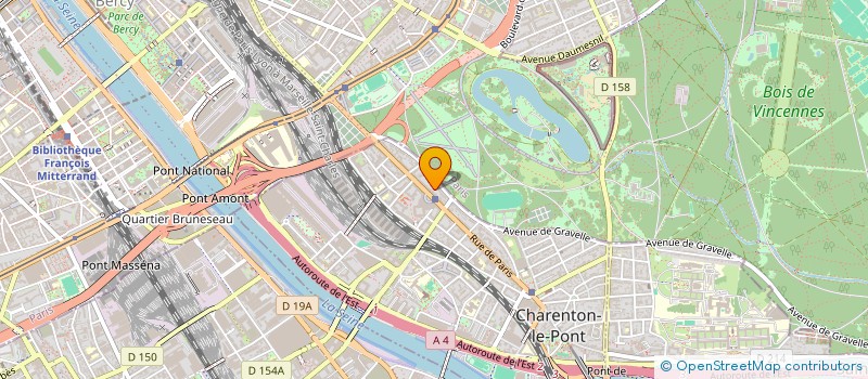 localisation de l'entreprise MATHESOJO  CHARENTON LE PONT