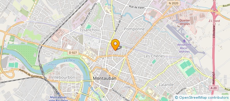 localisation de l'entreprise MATHET BERNARD & MARIA & PAULETTE  MONTAUBAN