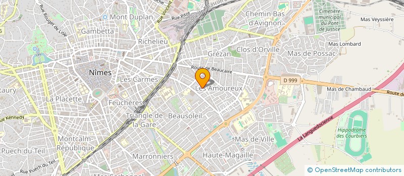 localisation de l'entreprise MATHEVA à NIMES