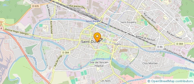 localisation de l'entreprise MATHEY-MARIE à SAINT-DIZIER
