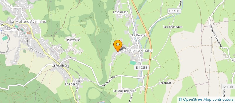 localisation de l'entreprise MATHEYZIK  PIERRE-CHATEL