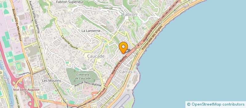 localisation de l'entreprise MATHEZ TRANSPORTS INTERNATIONAUX à NICE