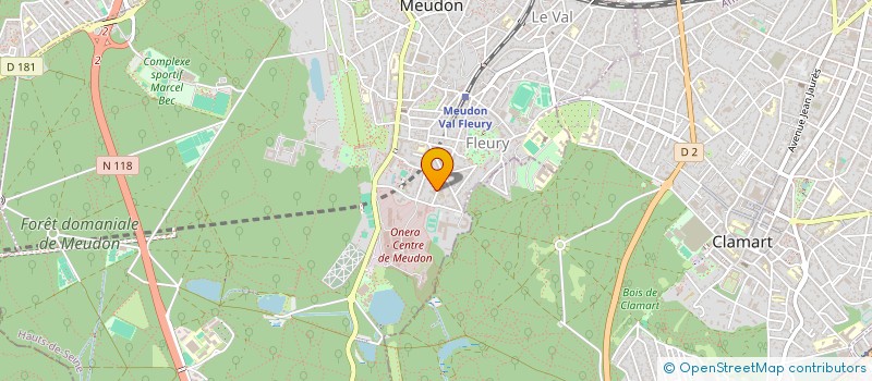 localisation de l'entreprise MATHGIC PIXEL  MEUDON