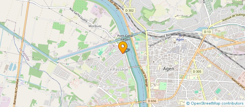 localisation de l'entreprise MATHGREG  LE PASSAGE