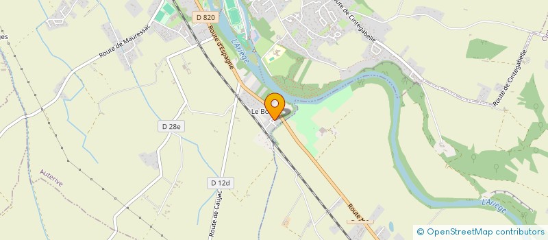 localisation de l'entreprise MATHI  AUTERIVE