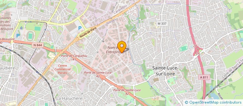 localisation de l'entreprise MATHI  NANTES