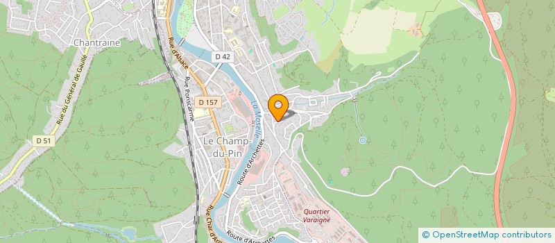 localisation de l'entreprise MATHI à EPINAL