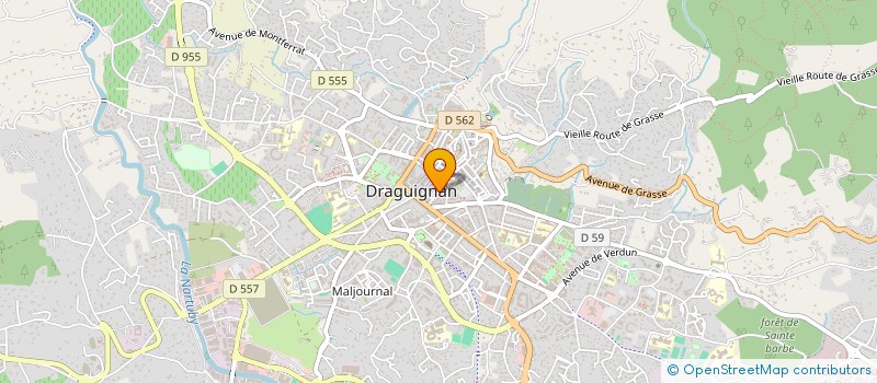 localisation de l'entreprise MATHI EURL  DRAGUIGNAN