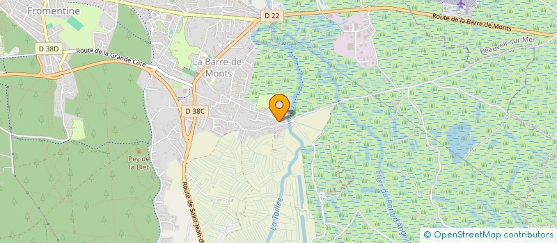 localisation de l'entreprise MATHI MABE  LA BARRE-DE-MONTS