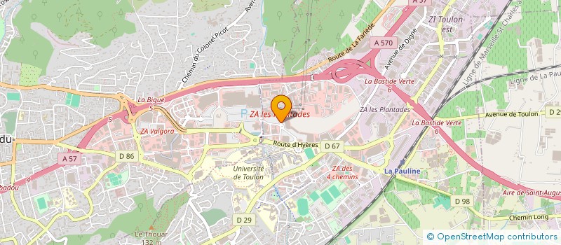 localisation de l'entreprise MATHIAS  LA GARDE