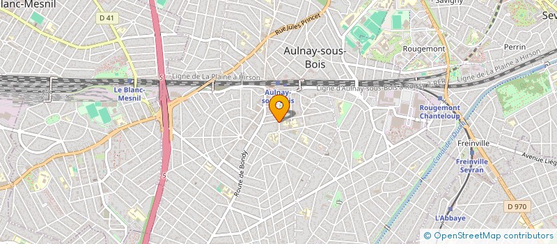localisation de l'entreprise MATHIAS à AULNAY-SOUS-BOIS