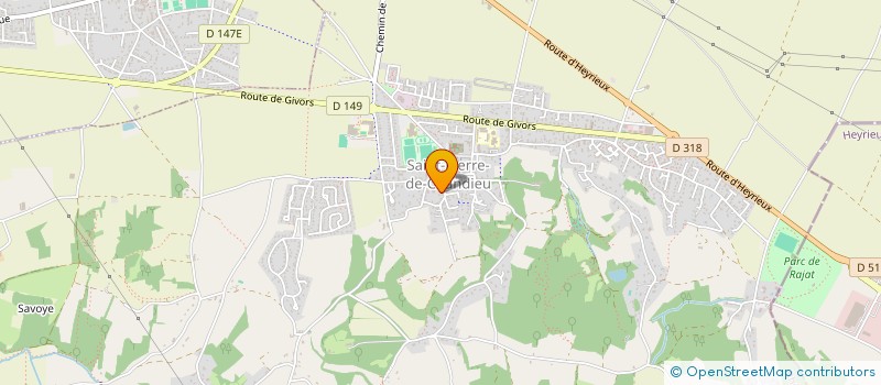 localisation de l'entreprise MATHIAS  SAINT-PIERRE-DE-CHANDIEU