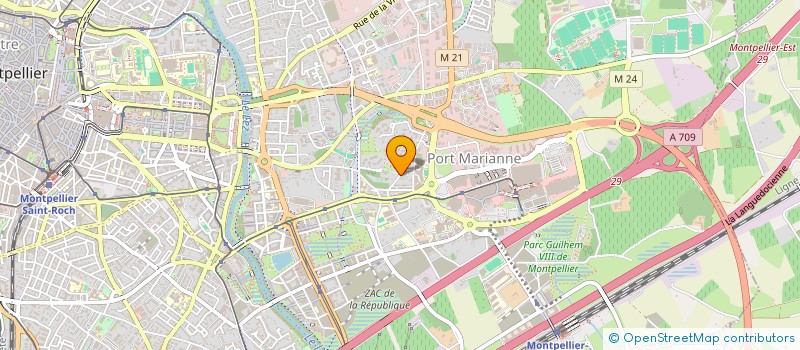localisation de l'entreprise MATHIAS & FANNY à MONTPELLIER