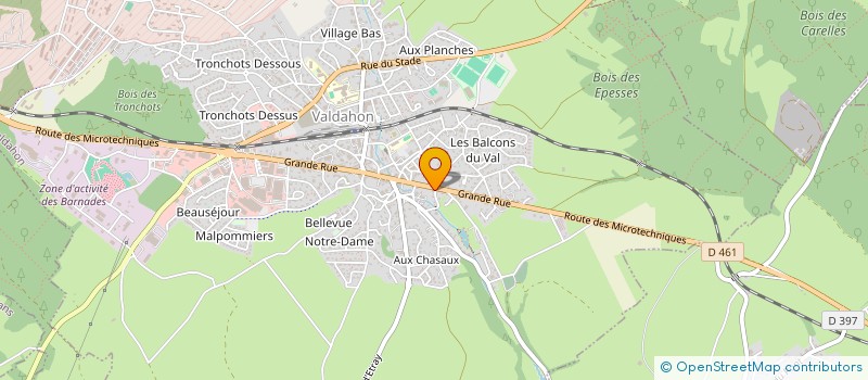 localisation de l'entreprise MATHIAS GAUTHIER à VALDAHON