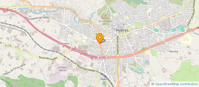localisation de l'entreprise MATHIAS GP 2 à HYERES