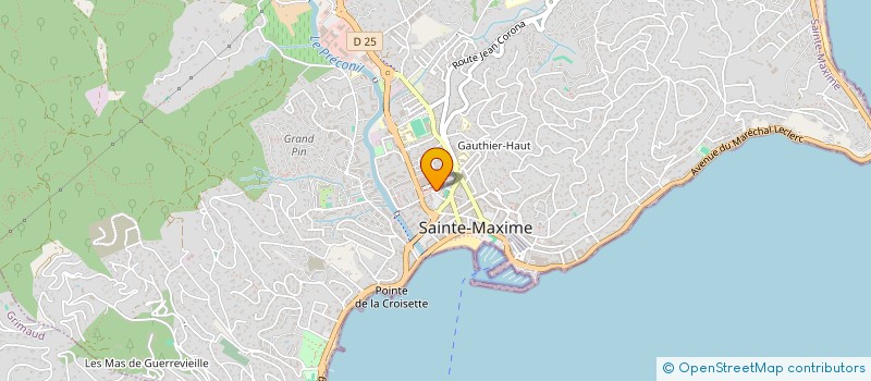 localisation de l'entreprise MATHIAS IMMOBILIER à SAINTE-MAXIME