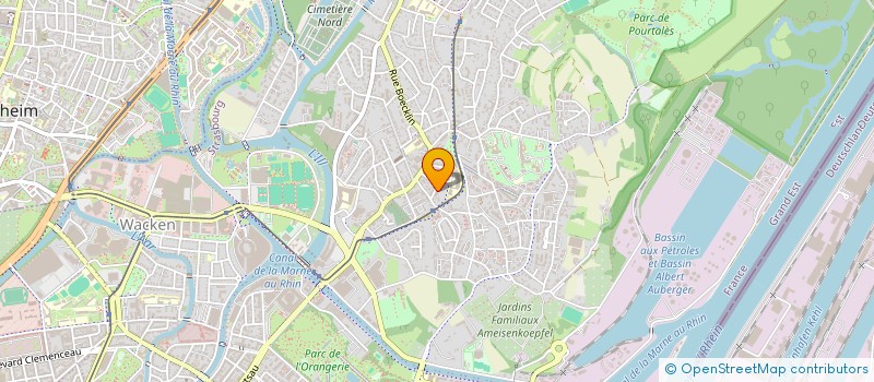 localisation de l'entreprise MATHIAS INVESTISSEMETN  STRASBOURG