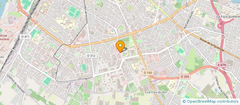 localisation de l'entreprise MATHIAS JARRY à ANGERS