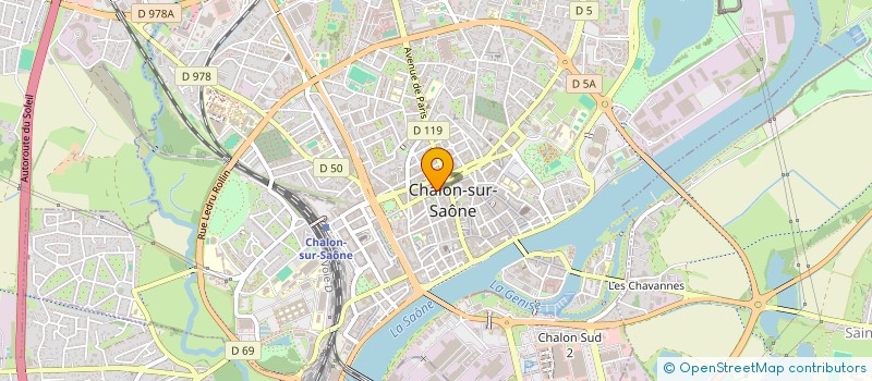 localisation de l'entreprise MATHIAS ROUYER ASSURANCES  CHALON-SUR-SAONE