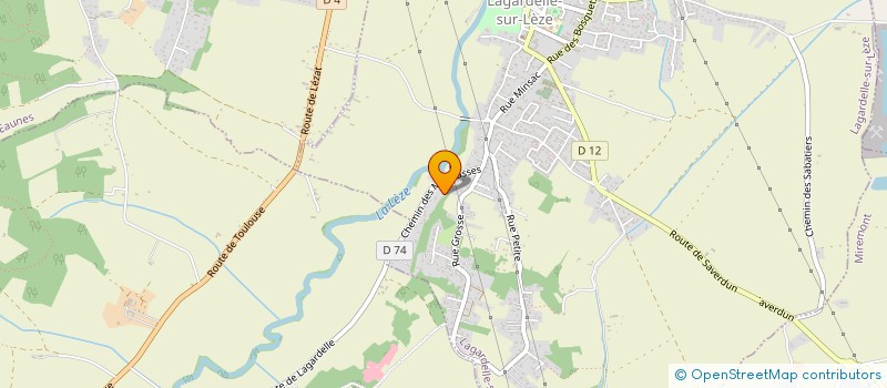 localisation de l'entreprise MATHIAS TP à LAGARDELLE-SUR-LEZE
