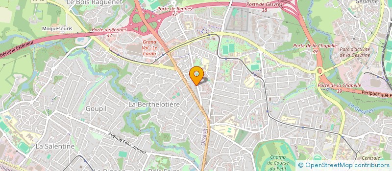 localisation de l'entreprise MATHIAXEL à NANTES