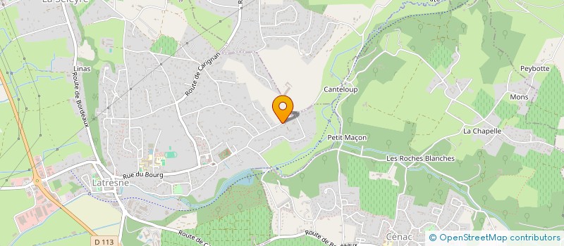 localisation de l'entreprise MATHICLE  LATRESNE