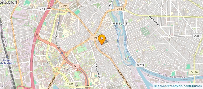 localisation de l'entreprise MATHIE à CRETEIL