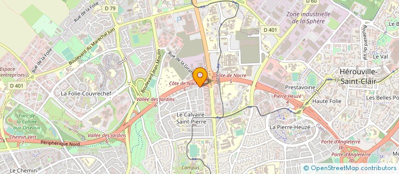 localisation de l'entreprise MATHIEN HOLDING à CAEN
