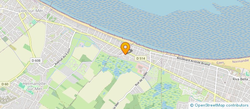 localisation de l'entreprise MATHIEU  COLLEVILLE-MONTGOMERY