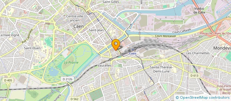 localisation de l'entreprise MATHIEU à CAEN