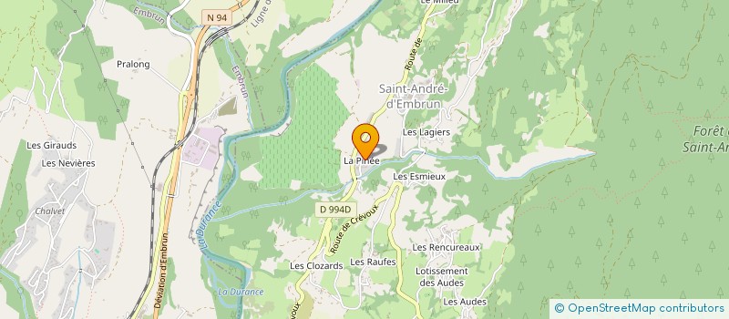 localisation de l'entreprise MATHIEU à SAINT-ANDRE-D EMBRUN