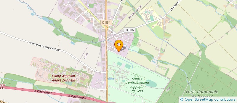 localisation de l'entreprise MATHIEU 64 à MONTARDON