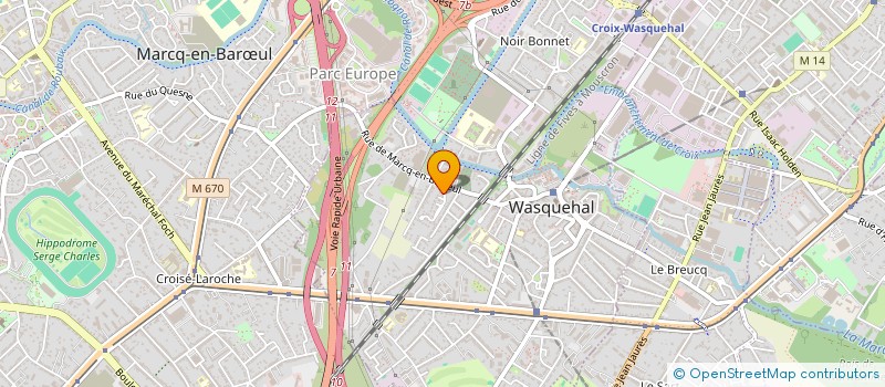 localisation de l'entreprise MATHIEU à WASQUEHAL