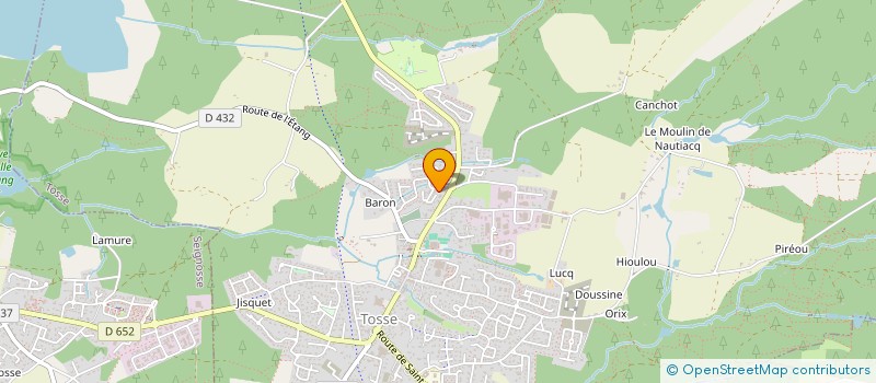 localisation de l'entreprise MATHIEU ALS  TOSSE