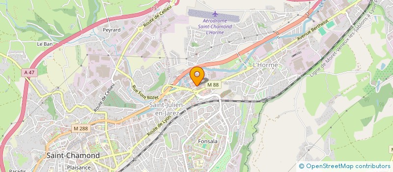 localisation de l'entreprise MATHIEU BALAS TISSAGE SOIERIE à L'HORME