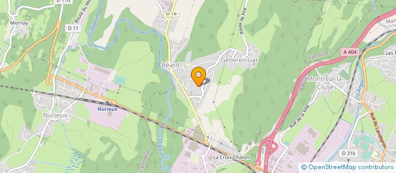 localisation de l'entreprise MATHIEU BETTA  BEARD-GEOVREISSIAT