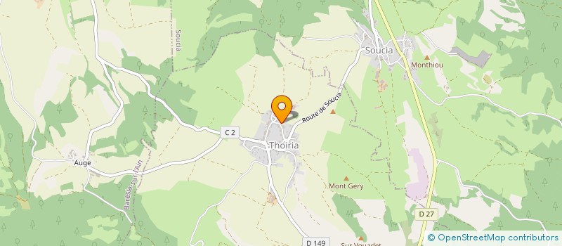 localisation de l'entreprise MATHIEU BOUILLIER FABRIK HOUSE  THOIRIA