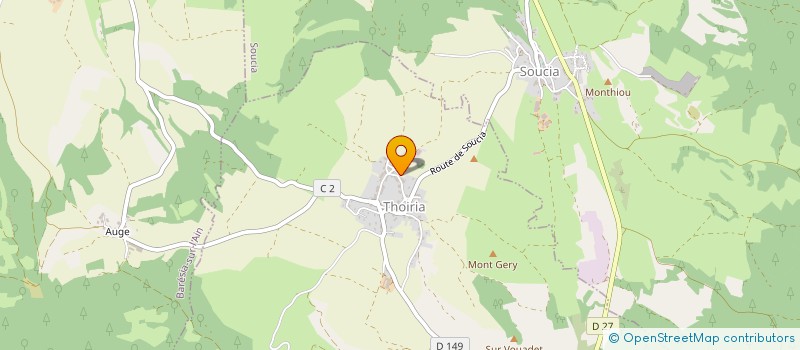 localisation de l'entreprise MATHIEU BOUILLIER LOC HOUSE  THOIRIA