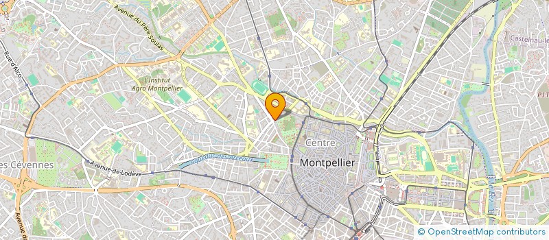 localisation de l'entreprise MATHIEU CANONGE à MONTPELLIER
