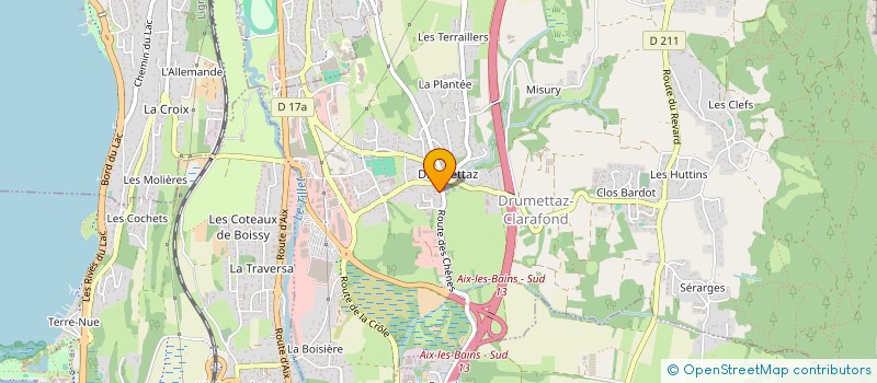 localisation de l'entreprise MATHIEU CHEVAL  LES AVENIERES VEYRINS-THUELLIN