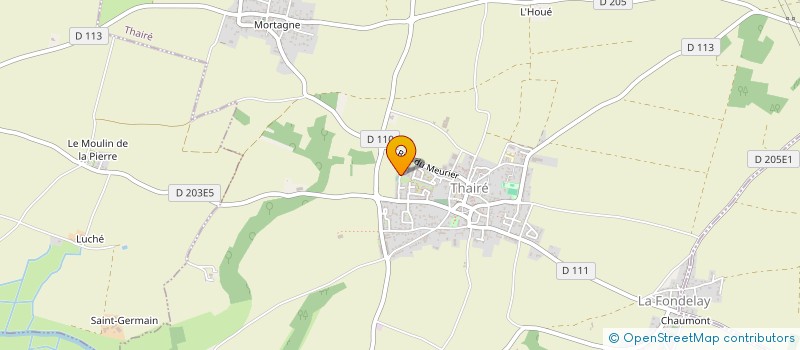 localisation de l'entreprise MATHIEU COUSSINE  THAIRE