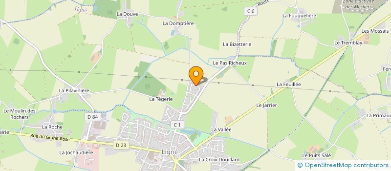 localisation de l'entreprise MATHIEU ECHAFAUDAGES  LIGNE