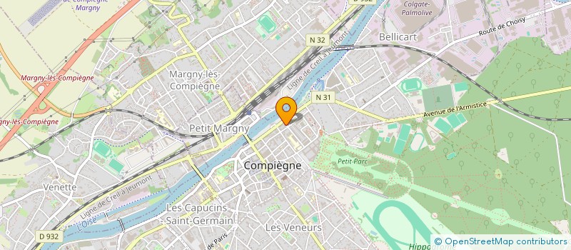 localisation de l'entreprise MATHIEU ELECTRICITE à COMPIEGNE