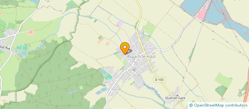 localisation de l'entreprise MATHIEU ET SES POTES à ASPACH-MICHELBACH