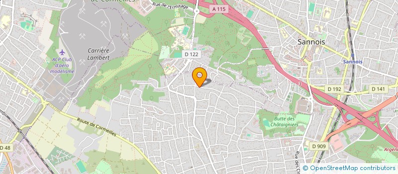 localisation de l'entreprise MATHIEU EXECUTIVE TRANSPORT  ARGENTEUIL