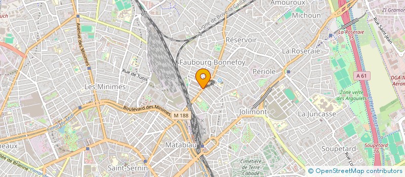 localisation de l'entreprise MATHIEU FRASEZ à TOULOUSE