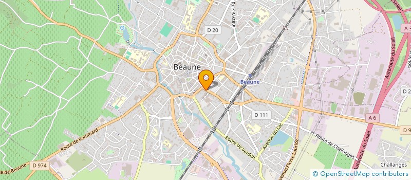localisation de l'entreprise MATHIEU GAUDEAU CHANLIAUD à BEAUNE