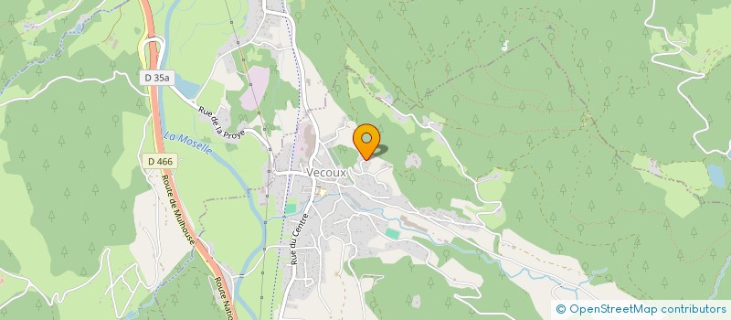 localisation de l'entreprise MATHIEU - HEBERT  VECOUX