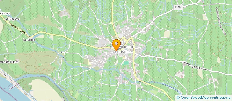 localisation de l'entreprise MATHIEU JEROME  CHATEAUNEUF-DU-PAPE